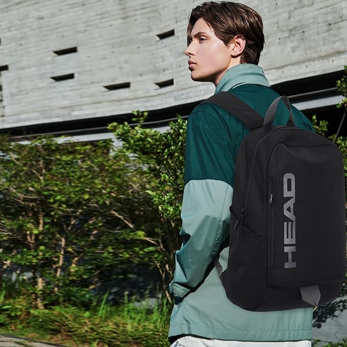 HEAD Waterproof Gym Backpack for Women & Men, Compact Sport Backpack for Gym/Fitness/Work/Daily, College Laptop Bag for 15.6 inch Notebook