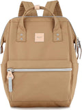 himawari Laptop Backpack for Women&Men Travel With USB Charging Port Large Business Bag Water Resistant College Computer Doctor (1881-Camel, Regular)