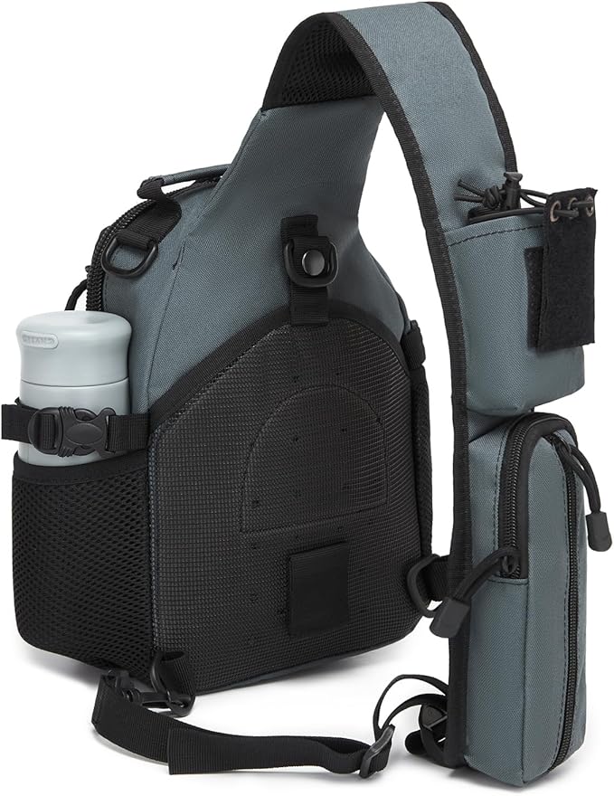 ATBP Small Tactical Holster Sling Backpack Accessories Shoulder Pouch Water Bottle & Radio Holder Crossbody Bag for Men