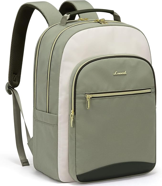 LOVEVOOK Laptop Backpack for Women, 15.6 Inch Work Business Backpack Purse for Teacher, Waterproof Nurse Bag College Bookbag for School, Casual Personal Item Travel Bag College Daypack