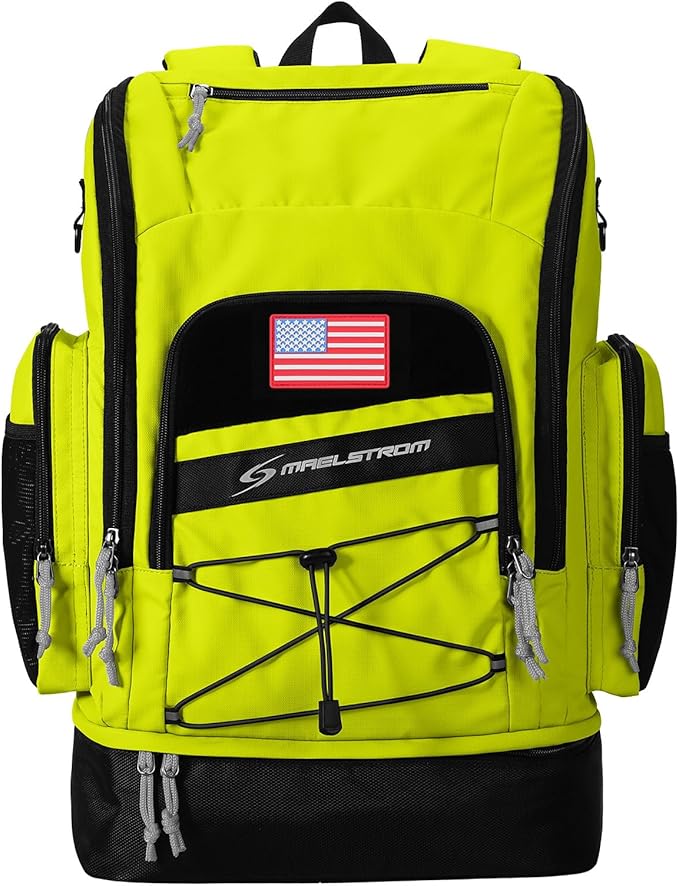 Maelstrom Swim Backpack 35L - Waterproof with Separate Shoe & Wet Compartment for Gym and Sports