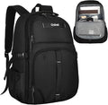 Goloni Airline Approved Travel Backpack 35L - Under Seat Carry On, Water Resistant 15.6 Inch Laptop Compartment for Men Women Work Travel,Black