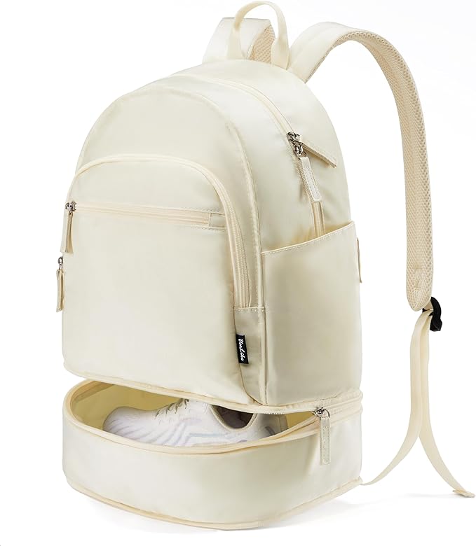 Gym Backpack for Women Men, Lightweight Gym Bag with Shoe Compartment, Waterproof Workout Backpack with Wet Pocket