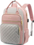 LOVEVOOK Laptop Backpack for Women, Water Resistant Travel Work Backpacks Purse Stylish College Business Teacher Nurse Computer Bag with USB Charging Port, Fits 15.6" Laptop