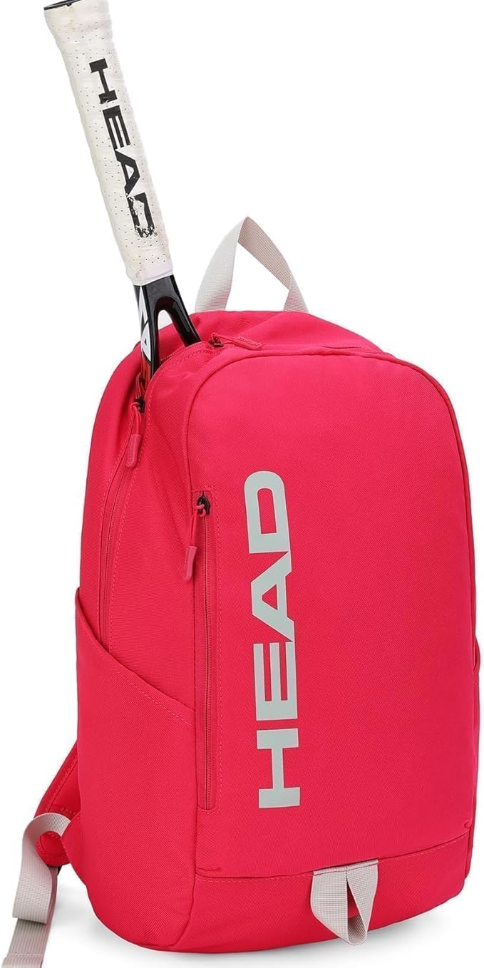 HEAD Waterproof Gym Backpack for Women, Medium Sport Backpack for Hiking/Fitness/Travel/Daily, College Laptop Bag for 15.6 inch Notebook,Red