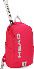 HEAD Waterproof Gym Backpack for Women, Medium Sport Backpack for Hiking/Fitness/Travel/Daily, College Laptop Bag for 15.6 inch Notebook,Red