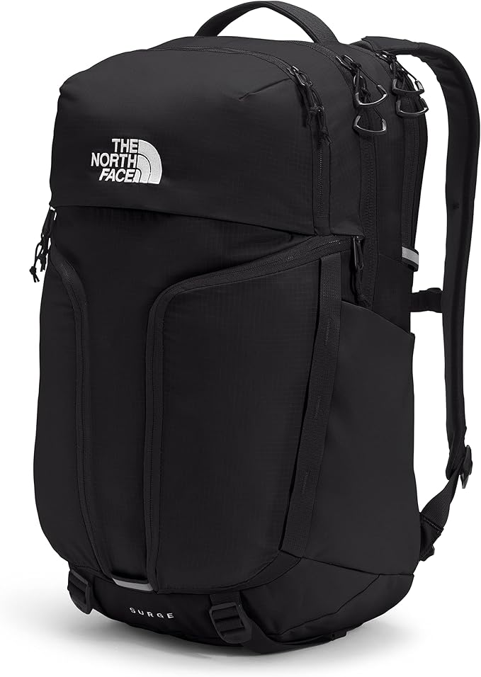 THE NORTH FACE Surge Commuter Laptop Backpack | Daypack With Water Repellent Finish, 16" Laptop Sleeve, Reflective Details