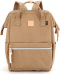Himawari Large Travel Backpack with Laptop Compartment 17 Inch Roomy Doctor Bag College backpack for Women&Men-Not include USB Port (1882 Camel)