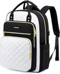 LOVEVOOK Laptop Backpack for Women, Water Resistant Travel Work Backpacks Purse Stylish College Business Teacher Nurse Computer Bag with USB Charging Port, Fits 15.6" Laptop