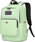 Classic Casual Backpack, Lightweight Daypack with 10 Pockets, Laptop Compartment, EVA Foam Pad (Yellowish green)