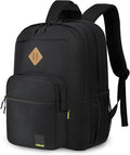 Goloni Lightweight Laptop Backpack 1.1Lbs, 36L Wear-Resistant Water Resistant Backpack with Laptop Compartment for Men Women, College Work Travel Bookbag,Black