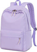 School Backpack for Teen Girls Women Laptop Backpack College Bookbags Middle School Travel Work Commuter Back Pack（Lavender）