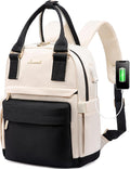 LOVEVOOK Mini Backpack for Women Stylish Waterproof Backpack Purse with USB Port, Cute Bookbag for College School Travel