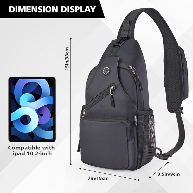 Sling Bag for men Crossbody Shoulder Backpack Chest Bag Travel Hiking Daypack | Travel, Hiking, Daypack