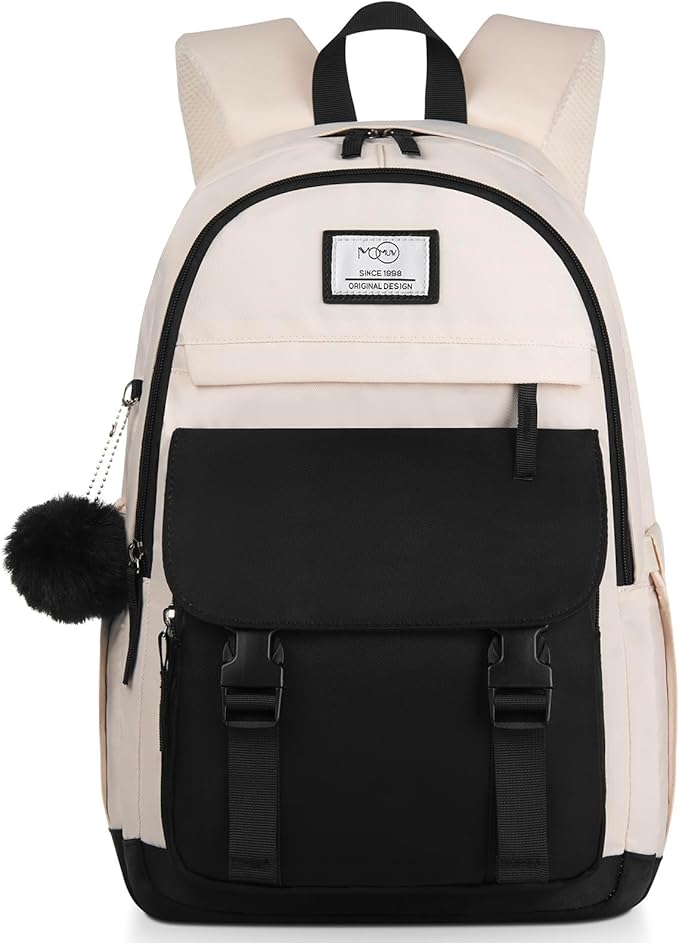 MOMUVO Backpacks for Teen Girls Women,17.3 Inch Laptop School Backpack Cute College Backpack Bookbag for Students