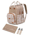 Extra Large Diaper Bag Backpack for Two Kids Twins - Expandable Baby Bag (26-36L), Dual Big Compartments - Includes Changing Pad & Stroller Straps, Unisex Leaf