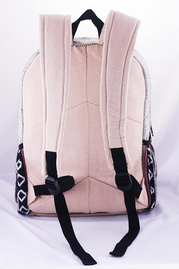 Anitya Hemp Backpack, Multi-Functional Pockets, Eco-Friendly, Unisex, Hiking Daypack, Durable Rucksack (AHLB09)