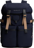 Tommy Hilfiger Mens Travel Flap Backpack,SPACE BLUE One Size