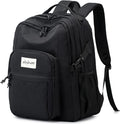 abshoo Classical Laptop Travel Backpack for Women Men College School Bookbag With USB Charging Port (Black)