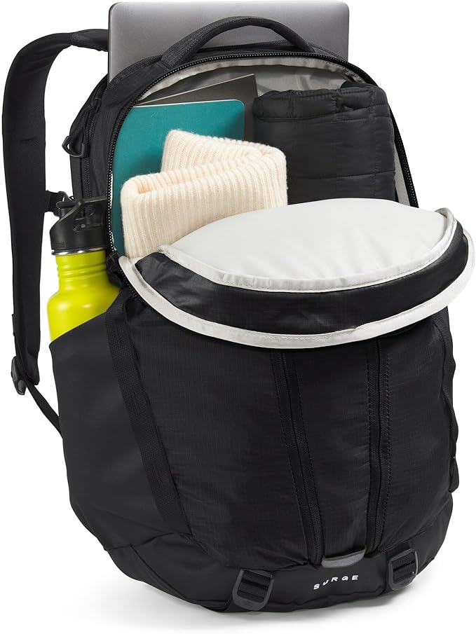 THE NORTH FACE Surge Commuter Laptop Backpack | Daypack With Water Repellent Finish, 16" Laptop Sleeve, Reflective Details