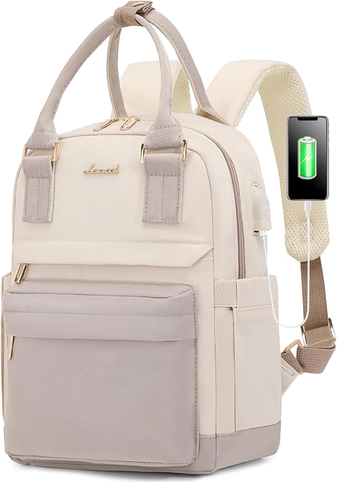 LOVEVOOK Mini Backpack for Women Stylish Waterproof Backpack Purse with USB Port, Cute Daypack for College Travel Party