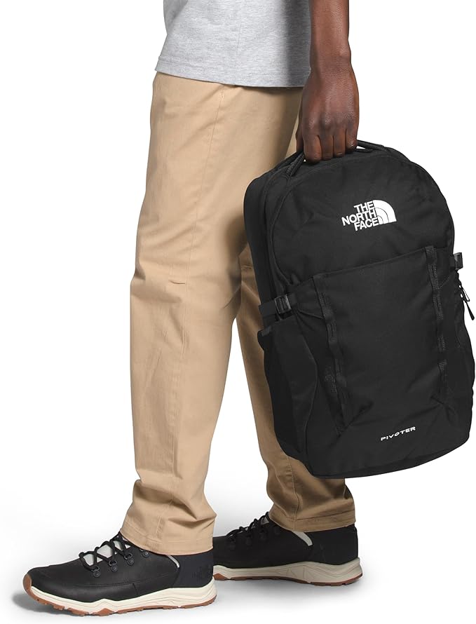 The North Face Pivoter Everyday Laptop Backpack - NPF, TNF Black-NPF, One Size