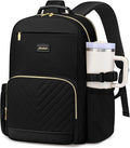 Laptop Backpack for Women Bookbag: 15.6 inch Work School Backpacks with Pouch Pocket for Large Capacity Cup & USB Charger College Book Bag Travel Business Nurse Teacher Bookbags Anti-theft Back Pack