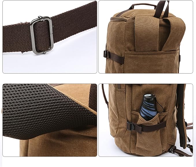 Men's backpack with large capacity, Fashionable travel style, Outdoor hiking bag, Business leisure waterproof backpack, Laptop backpack(green)