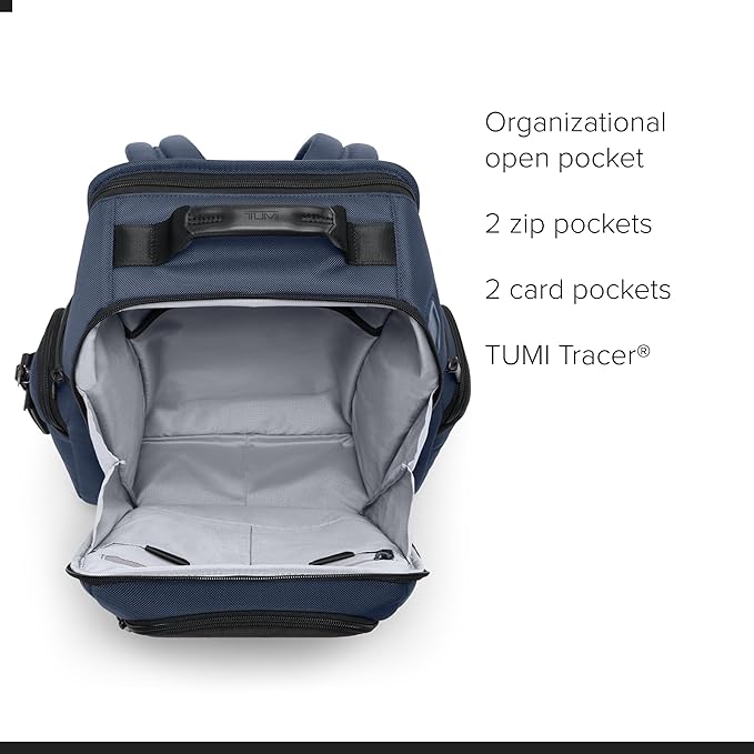 Tumi Unisex Tumi Brief Pack, Navy, One Size