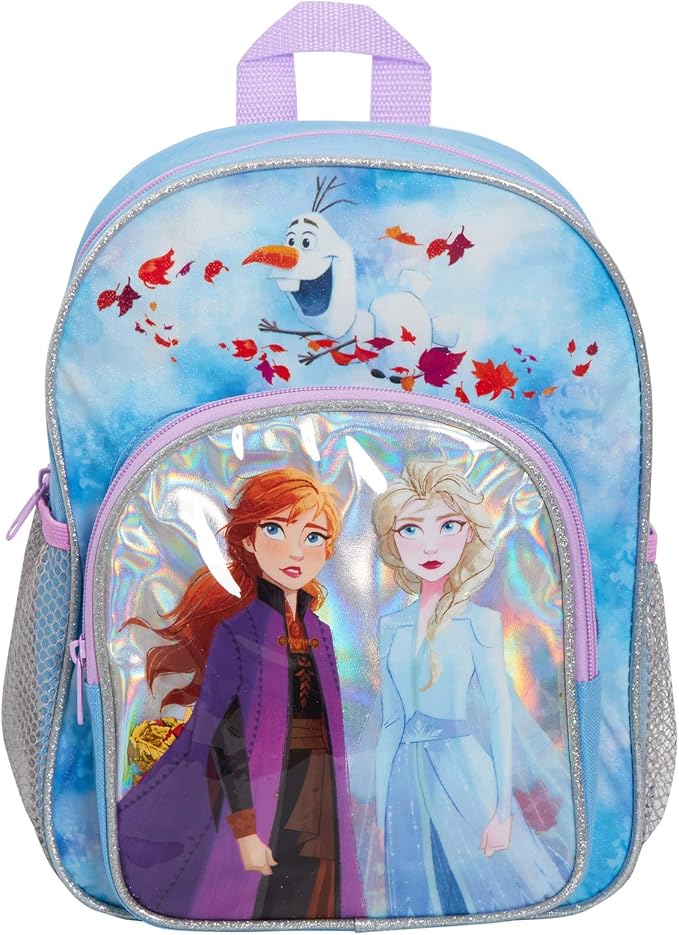 Disney® Official Frozen 2 Backpack for Girls with Elsa & Anna Into The Unknown School Nursery Travel Rucksack Lunch Bag