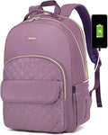 Backpack for Women 17.3" for Work Travel,Laptop Bookbag for Girls in School TSA Friendly