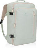 Hynes Eagle Carry on Backpack 38L Large Travel Backpack for Women Flight Approved Weekender Bag Laptop Backpack Men 15 inches Mint Green