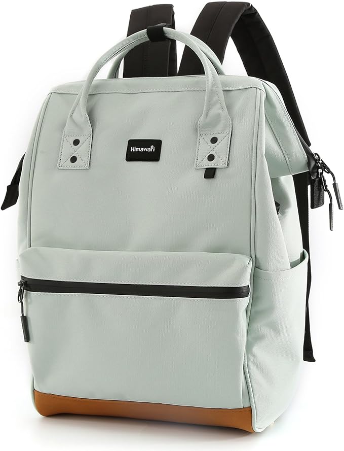 Himawari Travel School Backpack with USB Charging Port 15.6 Inch Doctor Work Bag for Women&Men College Students(124#-08#, Regular)