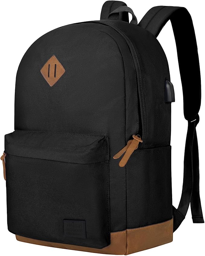 Goloni Backpack for Men Women, Anti-Theft Travel Laptop Backpack, Water Resistant 17.3 Inch USB Charging Backpack, Large Capacity Work Commute Bag