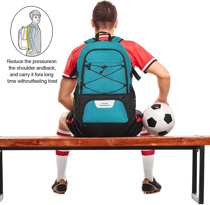 Goloni Basketball Bag,Large Sports Bag with with Separate Ball & Shoe Compartments,Gym Bag for Basketball,Soccer,Volleyball