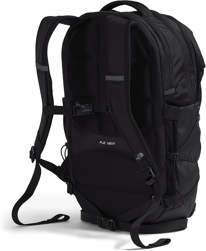 The North Face Women's Borealis Commuter Laptop Backpack, TNF Black/Peak Purple, One Size