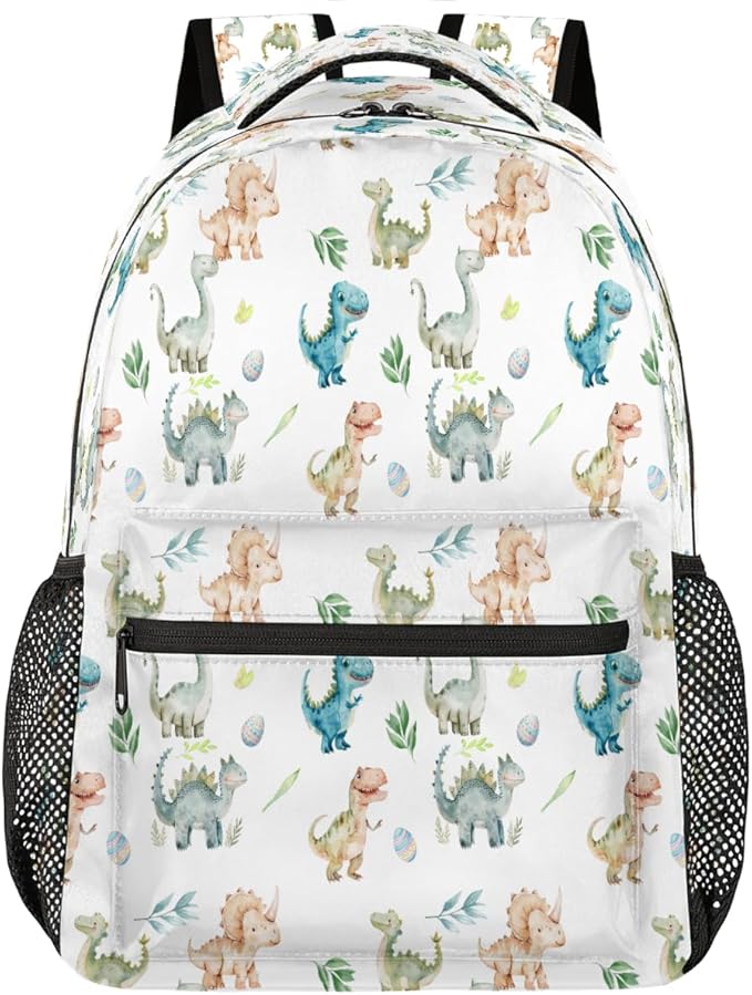 Pardick Dinosaur Animal Backpack for Kids Girls Boys Lightweight School College Students 18in Bookbag Large Capacity Computer Backpacks Laptop Rucksack Travel Gym Hiking Camping Daypack
