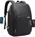 40L TSA Travel Laptop Backpack, Carry-On Weekender Bag with USB Port & TSA Lock, 17.3 Inch Business Travel Backpack for Men, Expandable Overnight Bag with Large Capacity & Flight Approved Design