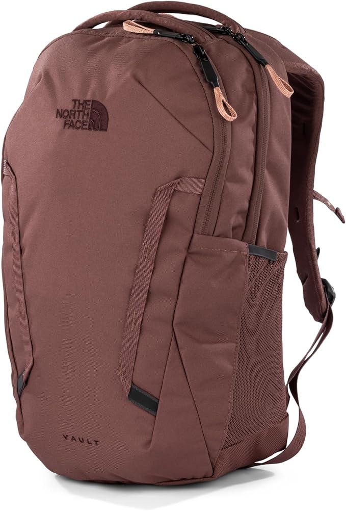 The North Face Women's Vault Everyday Laptop Backpack, Marron Purple/Pink Clay, One Size