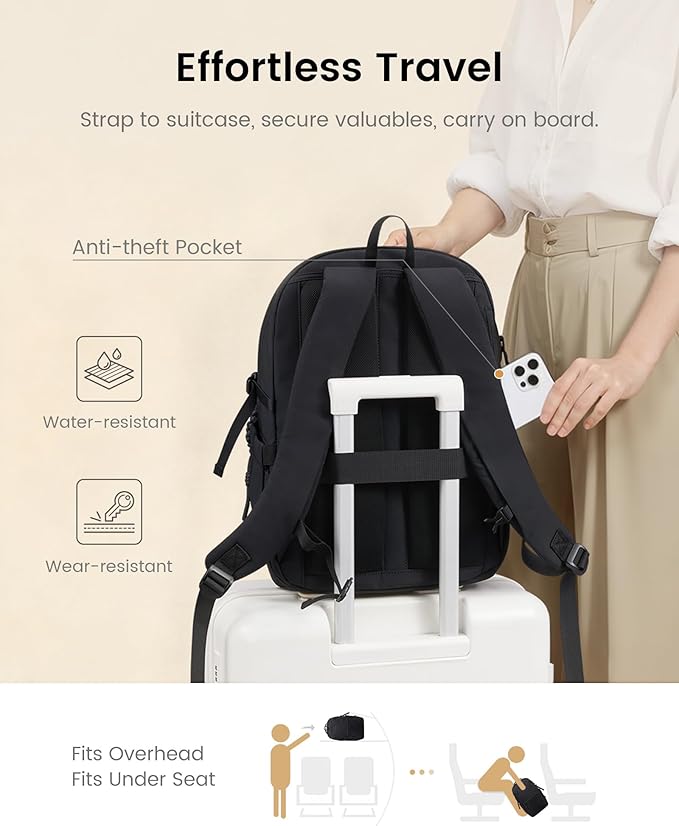 LOVEVOOK Laptop Backpack for Women Men with Giant Tumbler Holder - 15.6Inch Work Computer Travel Backpack with Laptop Compartment, Water Resistant, Cute Commuter College Teacher Nurse Purse Bag, Green