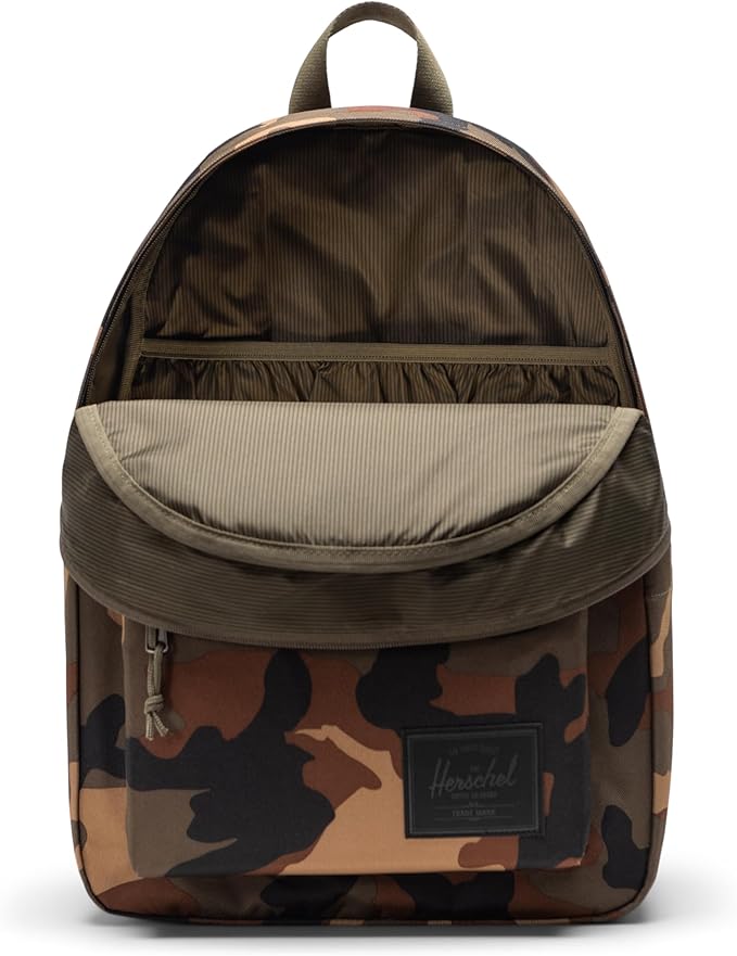 Herschel Supply Co. Unisex Classic Backpack, Woodland Camo/Black Label (Limited Edition), Standard - 26L