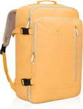 Hynes Eagle Carry on Backpack 38L Large Travel Backpack for Women Flight Approved Weekender Bag Laptop Backpack Men 15 inches Yellow