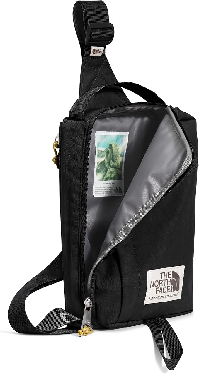 THE NORTH FACE Berkeley Field Bag | Water Repellent Vintage Style Travel Essential, SIing Holds Water Bottles, Phones & Keys