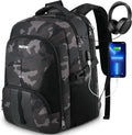 YAMTION School Backpack for Teen Boys Men,17.3 Inch Laptop Bookbag for High School College Students Work Office Business Travel