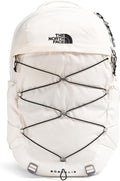 The North Face Women's Borealis Commuter Laptop Backpack - Everyday Travel Bag, Laptop Sleeve, Reflective Details, Gardenia White/TNF Black-NPF, One Size