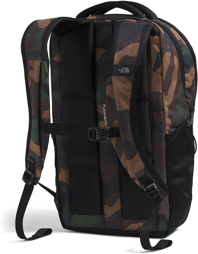 The North Face Jester Everyday Laptop Backpack - Commuter Daypack, Water Repellent, Laptop Sleeve, TNF Black Camo/TNF Black, One Size