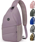 Crossbody Bags for Women Men Trendy Sling Bag Backpack Casual Chest Bag with Convertible Shoulder Strap