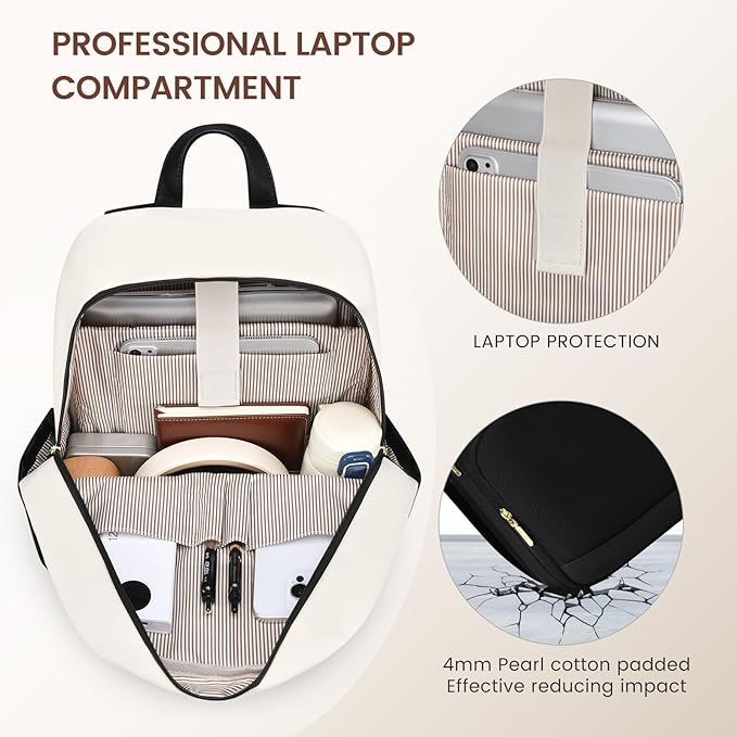 LOVEVOOK 15.6 inch Laptop Backpack - Versatile Work and Computer Backpack for Men and Women, Durable and Stylish Design