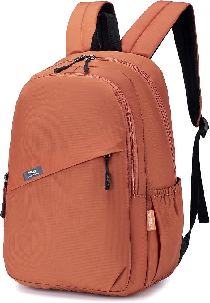 40x30x15cm Personal Item Bag Travel Backpack Carry On Flight Approved with Anti-Theft Pocket Water-resistant Casual Daypack for Weekender Business Hiking,Orange