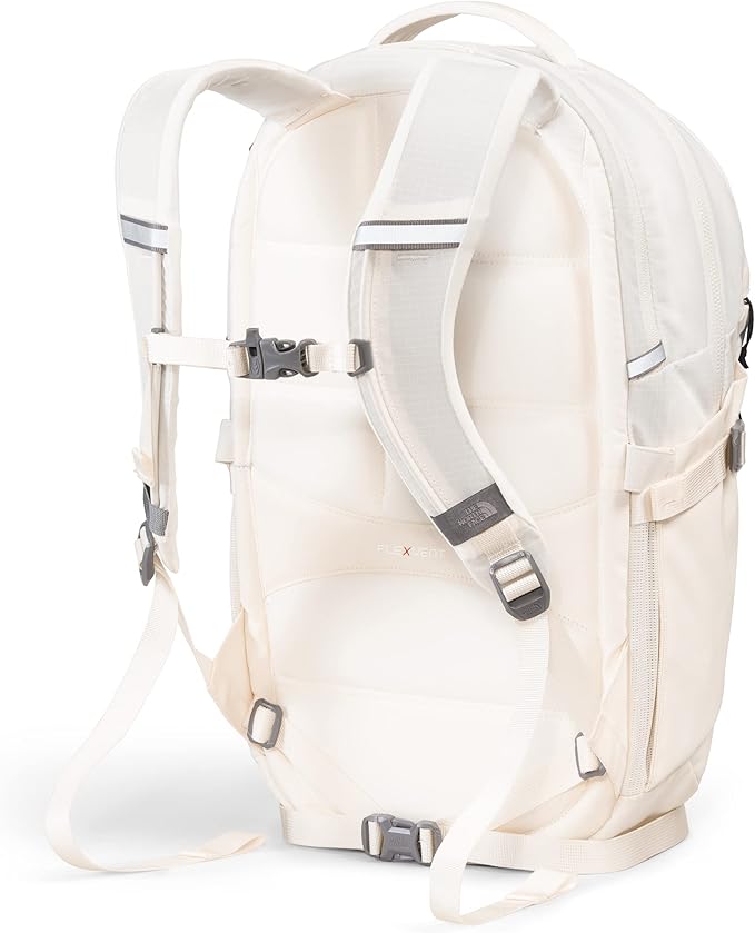 The North Face Women's Recon Everyday Laptop Backpack, Gardenia White/TNF Black, One Size